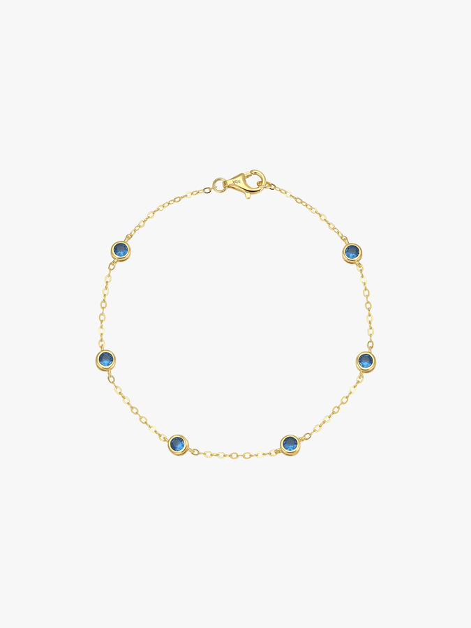 Bezel Strand Bracelet