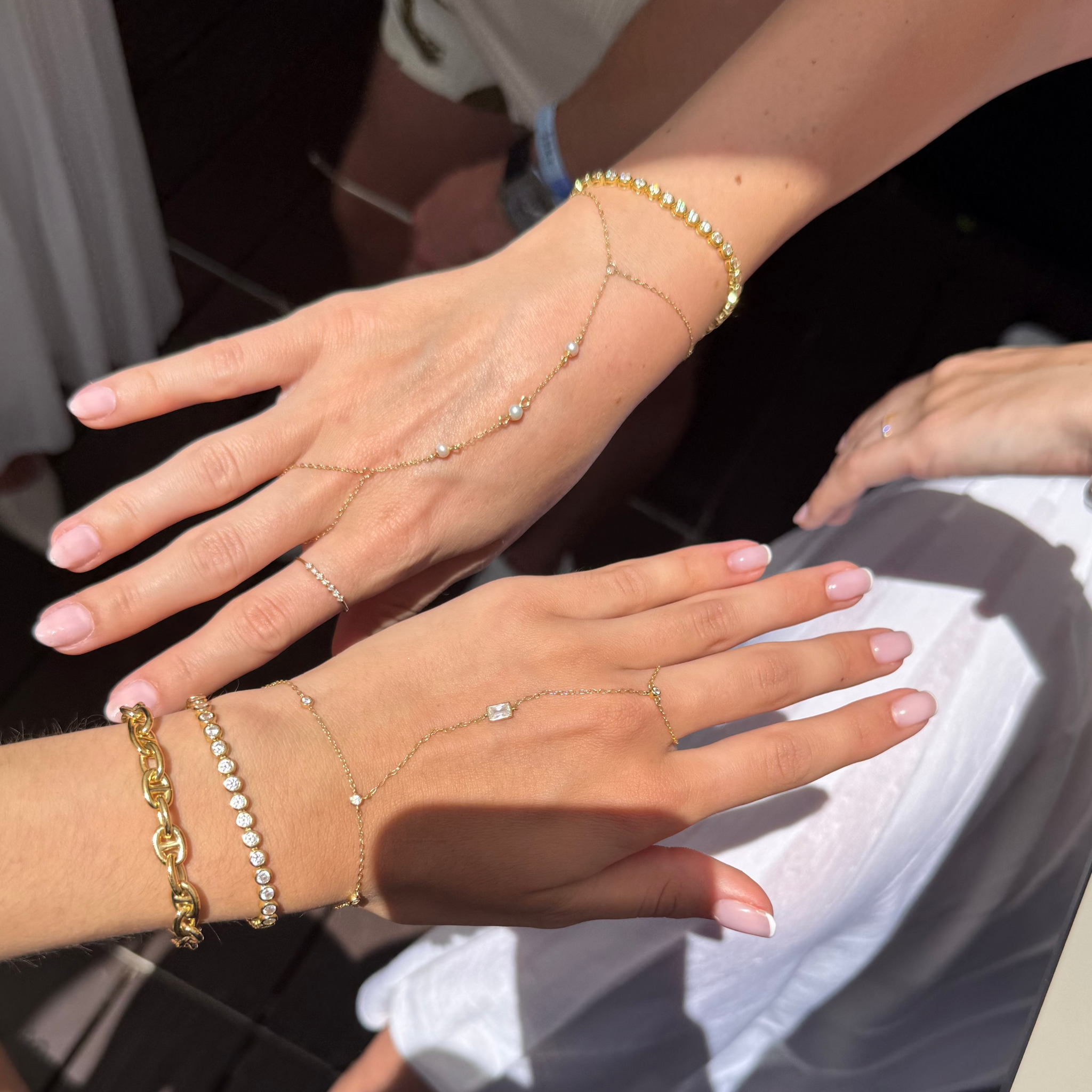 The Round Bezel Set Tennis Bracelet