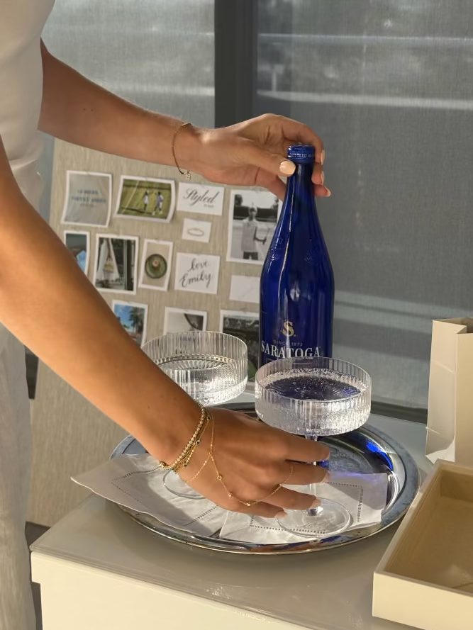 Baby Round Bezel Tennis Bracelet