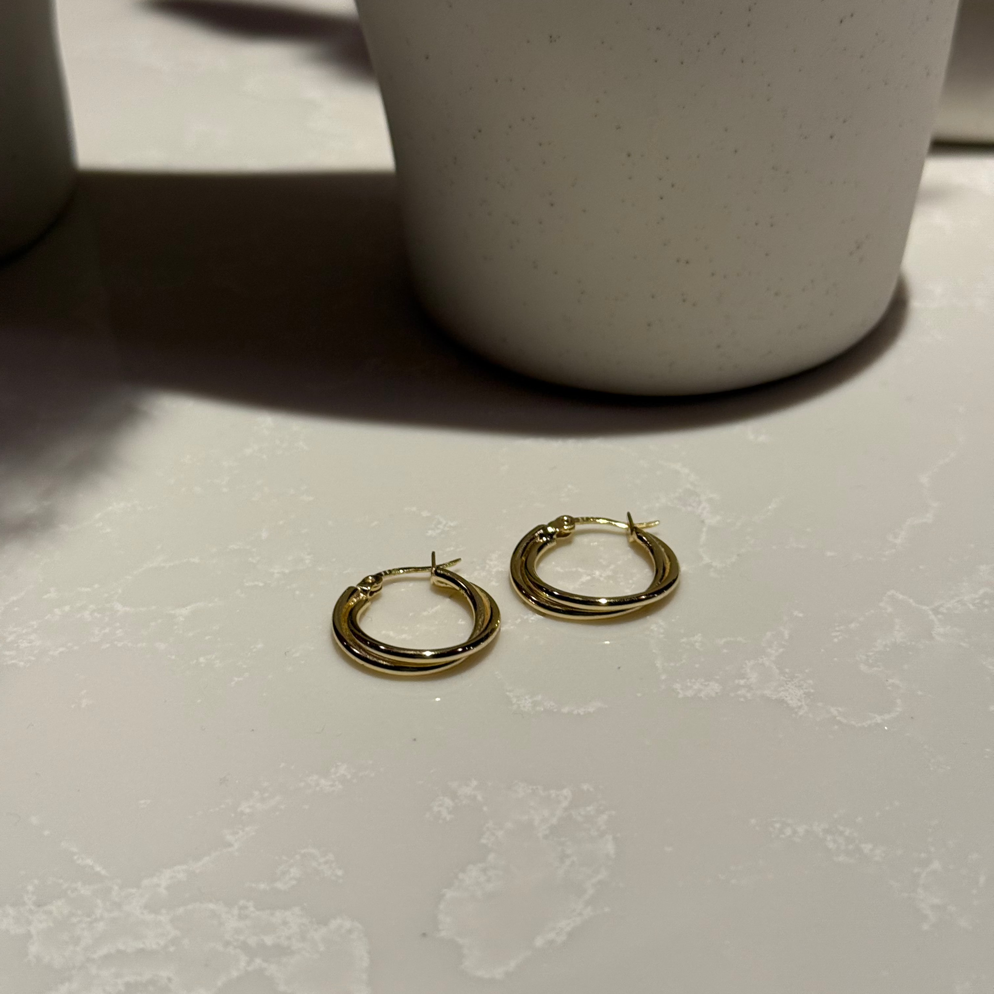 Classic Twist Hoop Earrings
