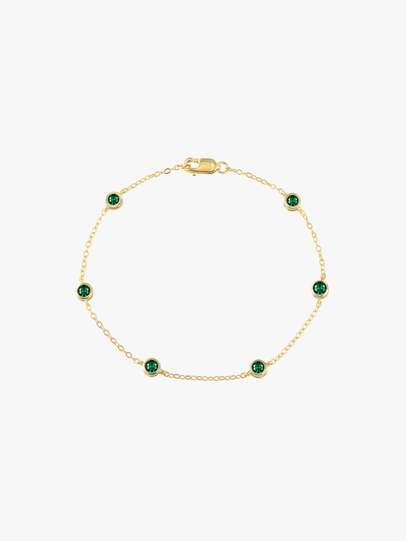 Bezel Strand Bracelet